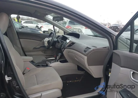 2012 Honda Civic Lx z USA, uszkodzony, nr VIN 2HGFB2F57CH308478